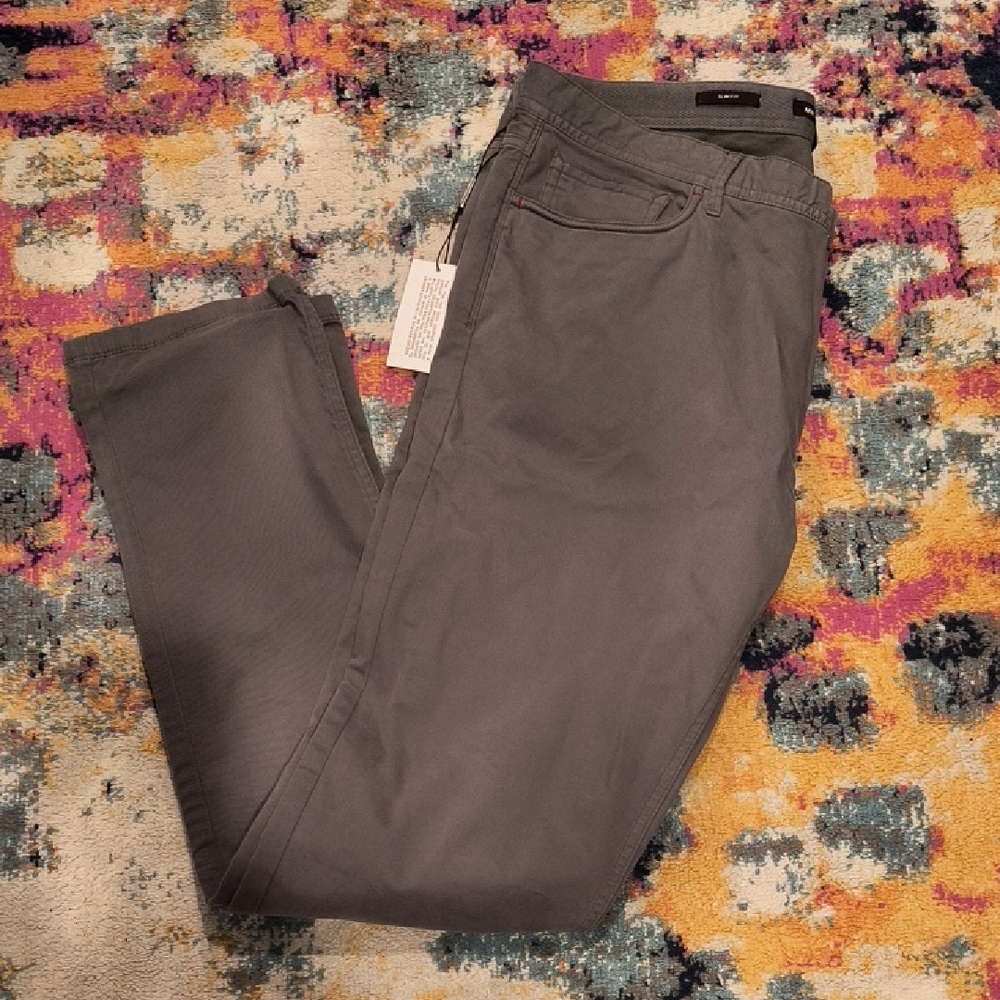 NWT Michael Kors Mens Gray Slim Fit Pants